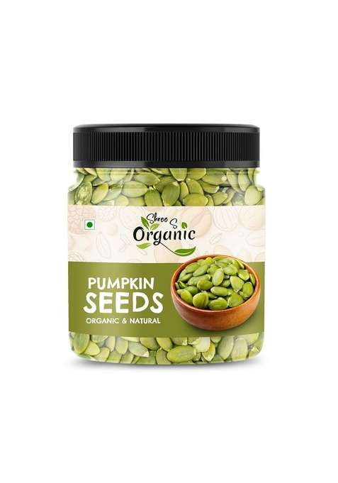 Shree S Organic Raw Pumpkin Seeds High Protein Superfood Gluten Free 500Gm