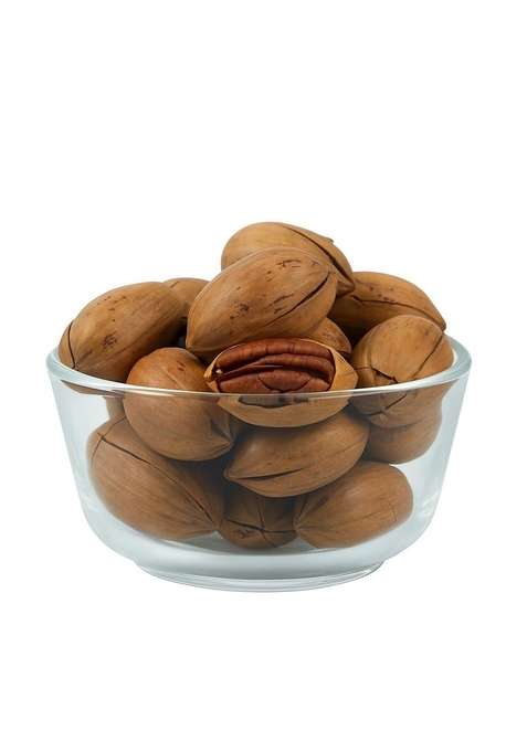 Kashmir Exotics Premium Roasted Pecan Nuts With Shell 250G – Whole Natural Fresh Crunchy Healthy Snack Rich In Protein Fiber Antioxidants