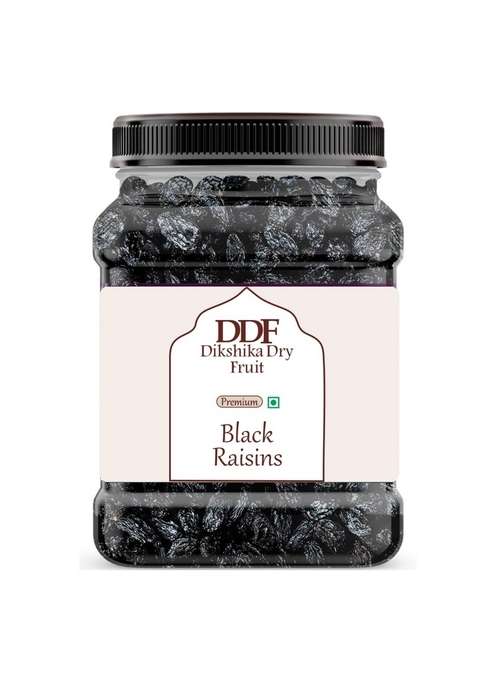 Dikshika Dry Fruits Premium Black Raisins 250 G | Kali Kishmish Munakka Naturally Sweet And Tasty Pure Seedless Kismis Healthy Snacks Draksh