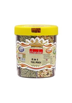 Chandan Mouth Freshener 6 In 1 Royal Pack Mukhwas | Elaichi Sounf Churi Ice Cream Mix Jet Gulab Softy Tukda 100 Natural 8 11 Oz 230 G