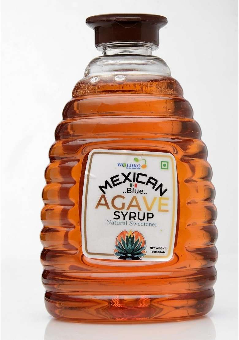 Woldko Mexican Blue Agave Syrup Natural Sweetener Net Weight 500Gm - Indya