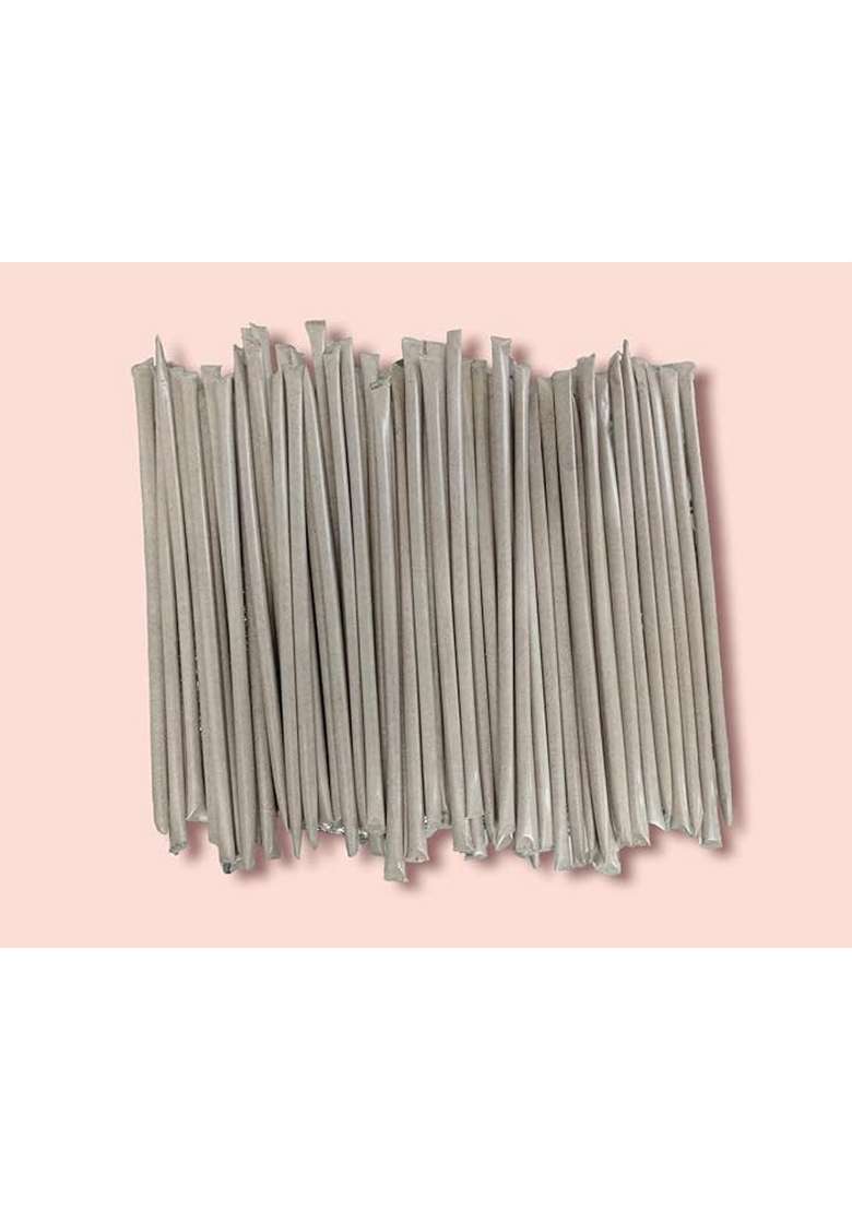 Organic Bites Borkut Powder Straw Stick Mukhwas Churan 50 Pcs - Indya