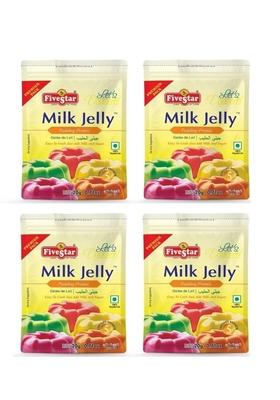 Fivestar Five Star Milk Jelly Powder Assorted Flavour 20 G Pack Of 4