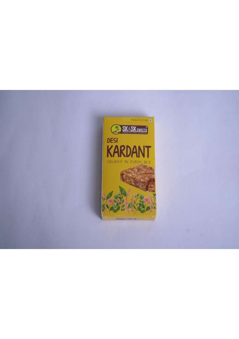 Sk Sweets Desi Kardant Traditional Indian Dry Fruit Bar With Nuts And Coconut Pack Of 5 Karadant Kardantu Gokak - Indya