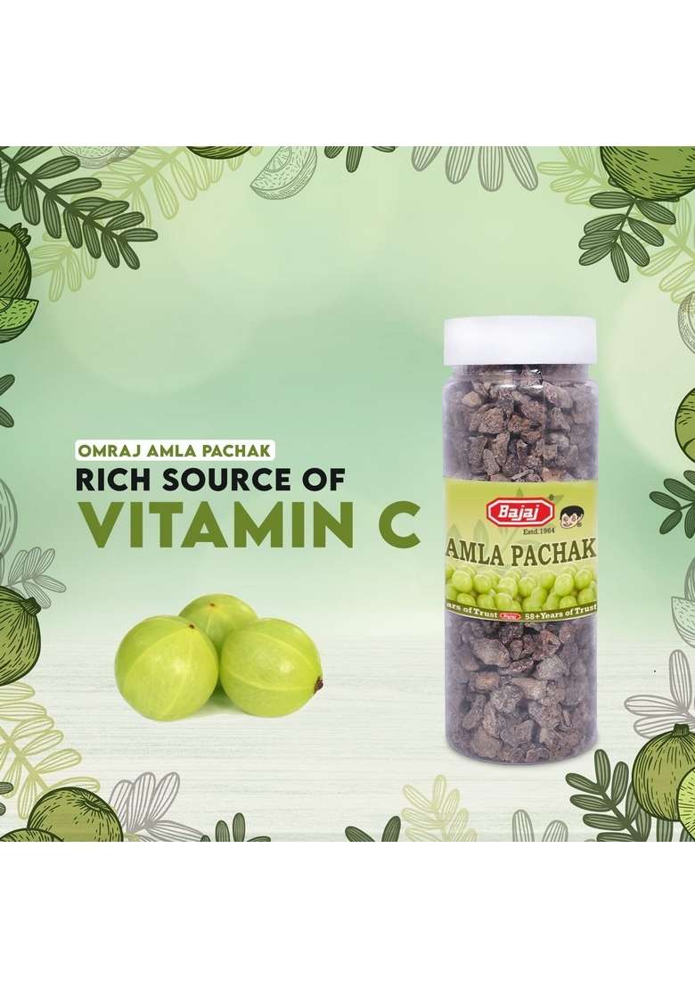 Omraj Amla Pachak 540 Gm Chatpata Awla Candy Gooseberry 180 Each Pack Of 3 - Indya