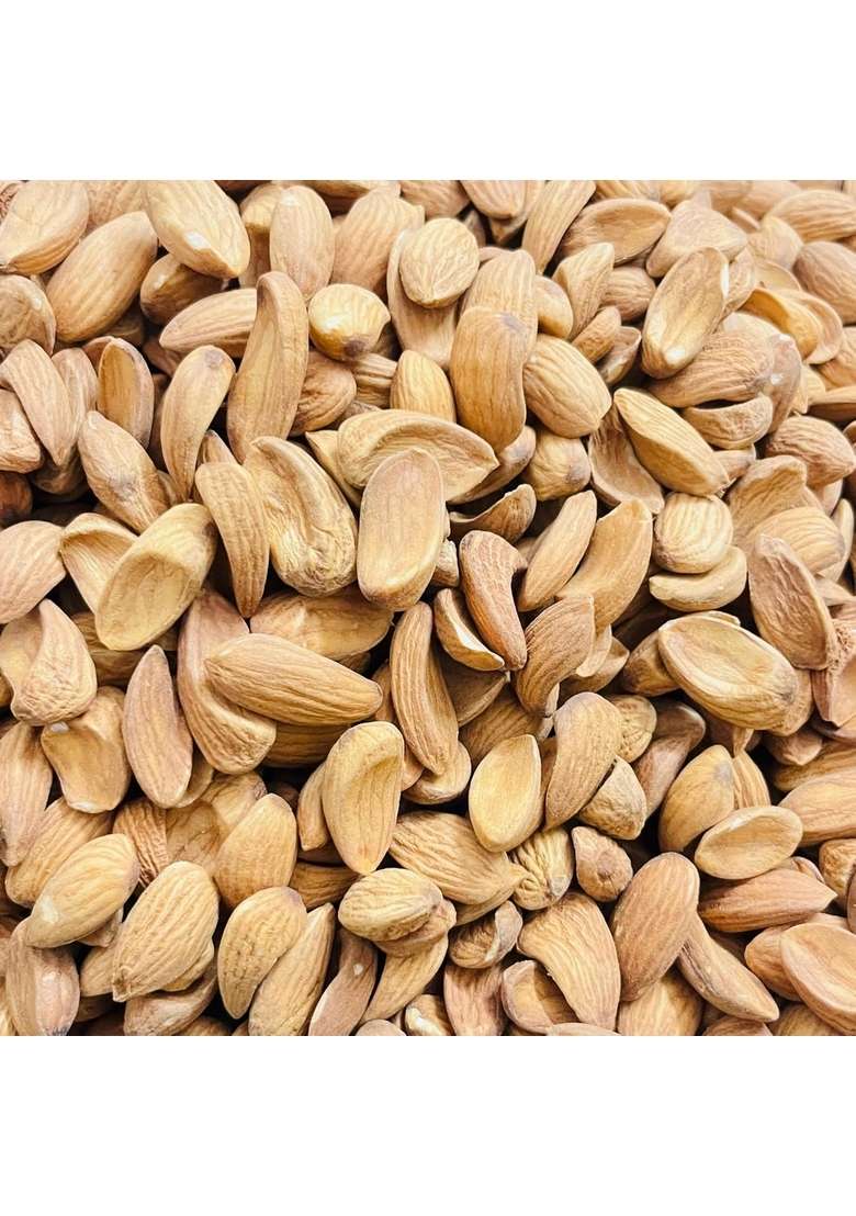 Kashmiri Mewa Natural Mamra Almonds | Badam 500Gm Original Organic Chemical Free High Oil Content Supports Brain Health Boosts Immunity Perfect For Kids Students Vegan Gluten - Indya