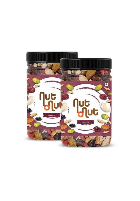 Nut O Healthy Berry Dry Fruit Mix 500G 250G X 2 Almond Cashew Walnut Green Black Raisin Cranberry Sunflower Seed Pumpkin Seeds Mixnut Fruits Pack Superfood Trail