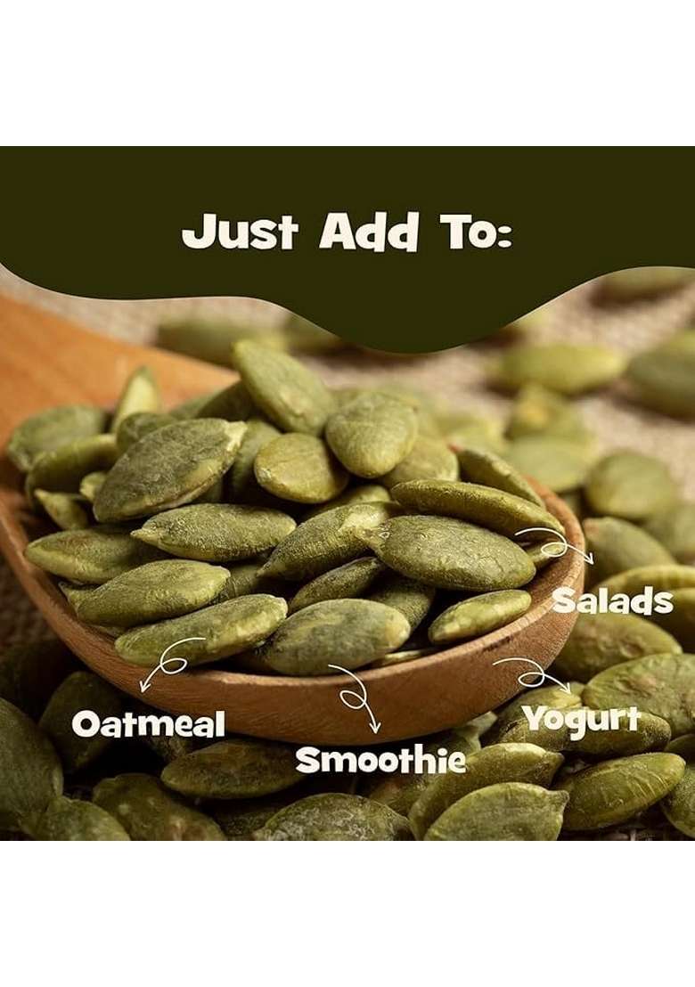 Granic Farms Raw Pumpkin Seeds 1Kg – Premium Aaa Grade Superfood | High In Protein Fiber Antioxidants Boosts Immunity Supports Weight Management Perfect Healthy Snack For Eating Salads Smoothies 1000 Gm - Indya
