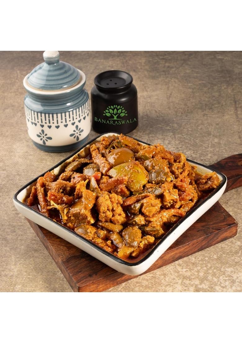 Banaraswala Mixed Pickle | Mix Achar Authentic Banarasi Taste Made With Premium Musturd Oil Traditional Spices Handmade And Sun Dried No Preservatives 400G Jar