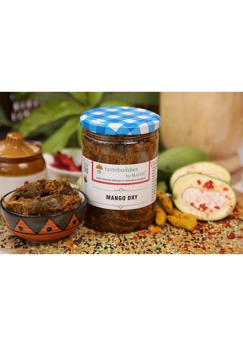 Tastebuddies By Madhu Madhu® Mango Dry 450 Gm Handcrafted Homemade Aam Ka Sookha Achaar Tangy And Spicy Perfection Little Touch Of Oil A Culinary Adventure Bursting With Flavor