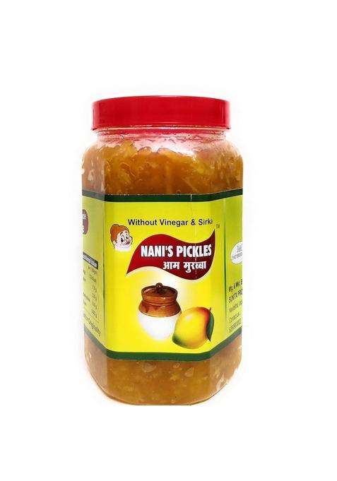 Nani'S Pickles Mango Keri Murabba Home Made Without Chemical Preservative Khatta Mitha |1 Kg Pack|Ready To Eat|Premium Product|Original Achar |