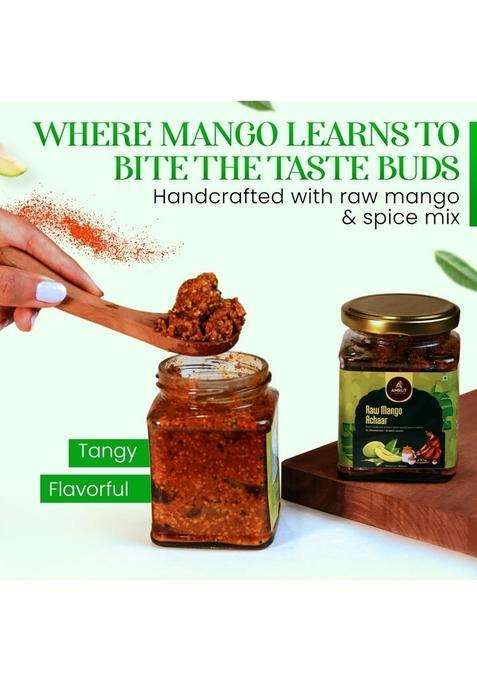 Amrut Elixir Of Life – Mango Pickle Combo 250G Each | Dry Raw In Mustard Oil Sweet Choonda Free No Preservatives Homemade Handcrafted
