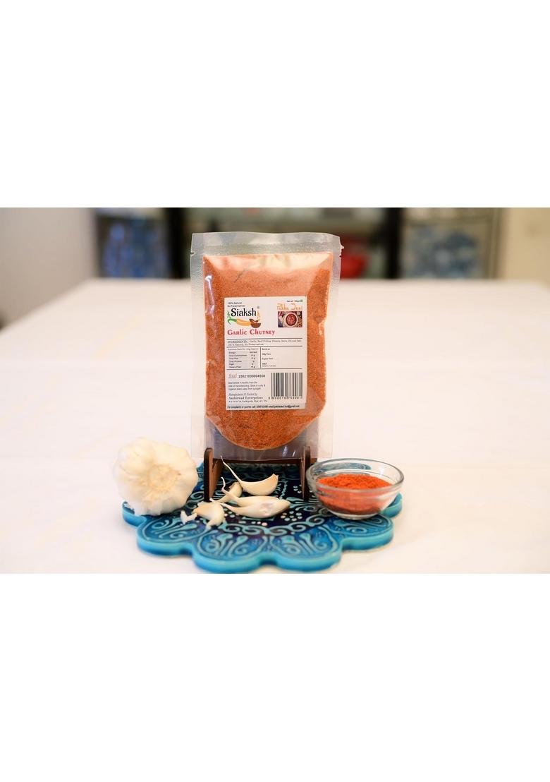 Siaksh Special Healthy Tasty Instant Ready To Use Garlic Chutney Powder With Delicious Taste In Pack Of 1 100Gm