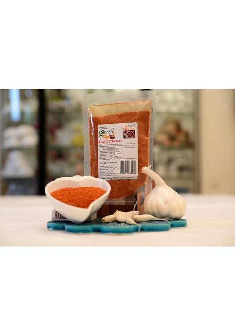 Siaksh Special Healthy Tasty Instant Ready To Use Garlic Chutney Powder With Delicious Taste In Pack Of 1 100Gm