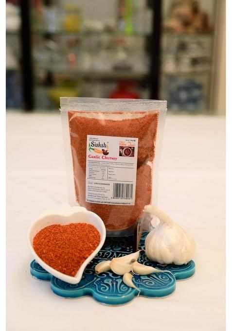 Siaksh Special Healthy Tasty Instant Ready To Use Garlic Chutney Powder With Delicious Taste In Pack Of 1 100Gm