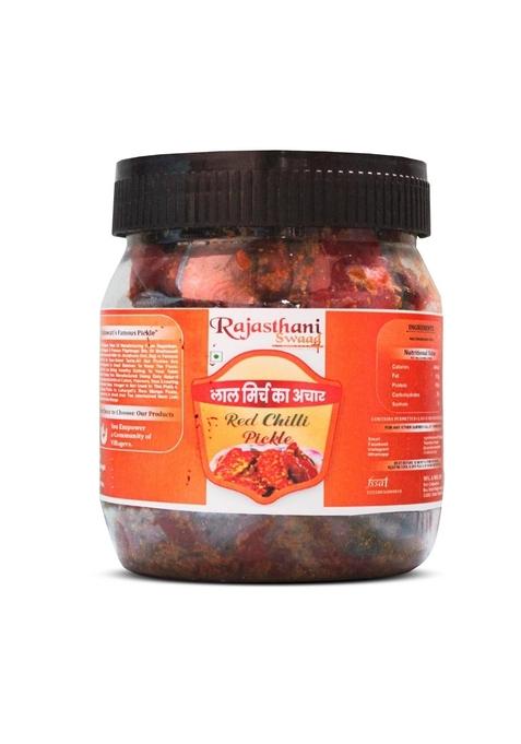 Rajasthani Swaad Lal Mirch Achar Homemade Mirchi Pickle | 400 Gram Jar