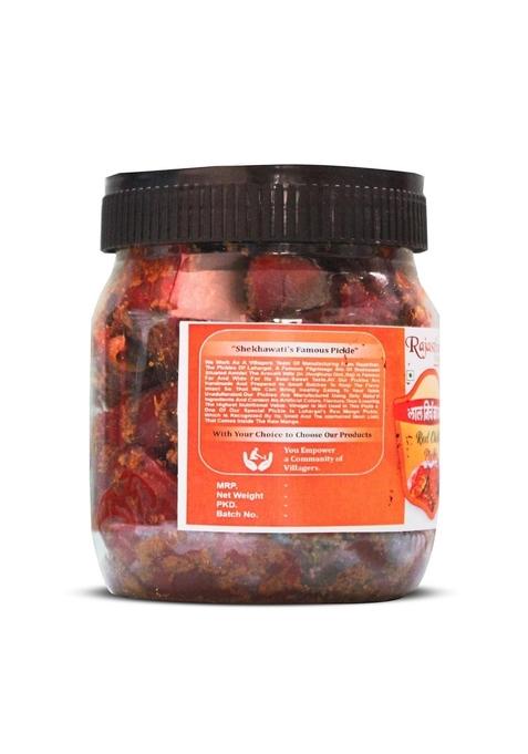 Rajasthani Swaad Lal Mirch Achar Homemade Mirchi Pickle | 400 Gram Jar