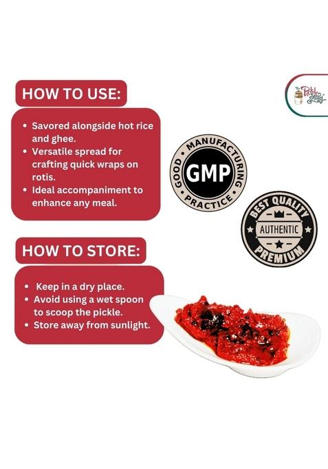 The Pickle Story Amla Gooseberry Authentic Homemade Green Pieces Tasty Salty Tangy And Spicy Amle Ka Achar Andhra Pickles Traditional South Indian Taste 250 Grams Pouch