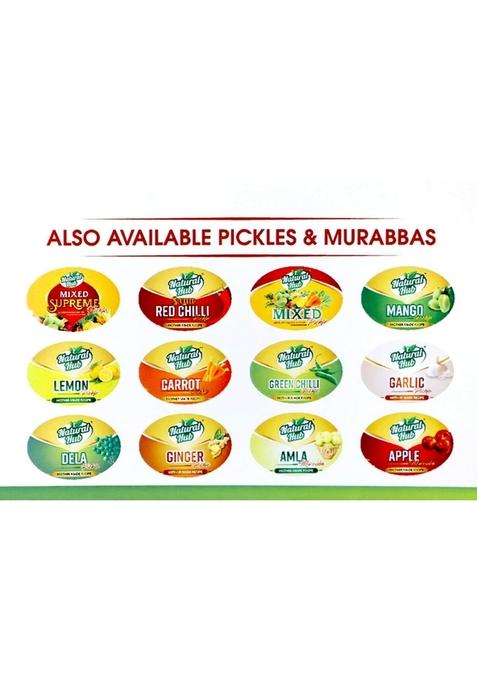 Natural Hub Organic Homemade Garlic Pickle Lahasun Ka Achaar Marwadi Tadka 500G