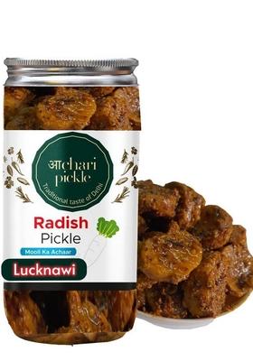 Achari Pickles Lucknawi Radish Pickle Homemade Mooli Ka Aachar 400G Mother’S Recipe | Organic North Indian Healthy Traditional Home Made Achaar