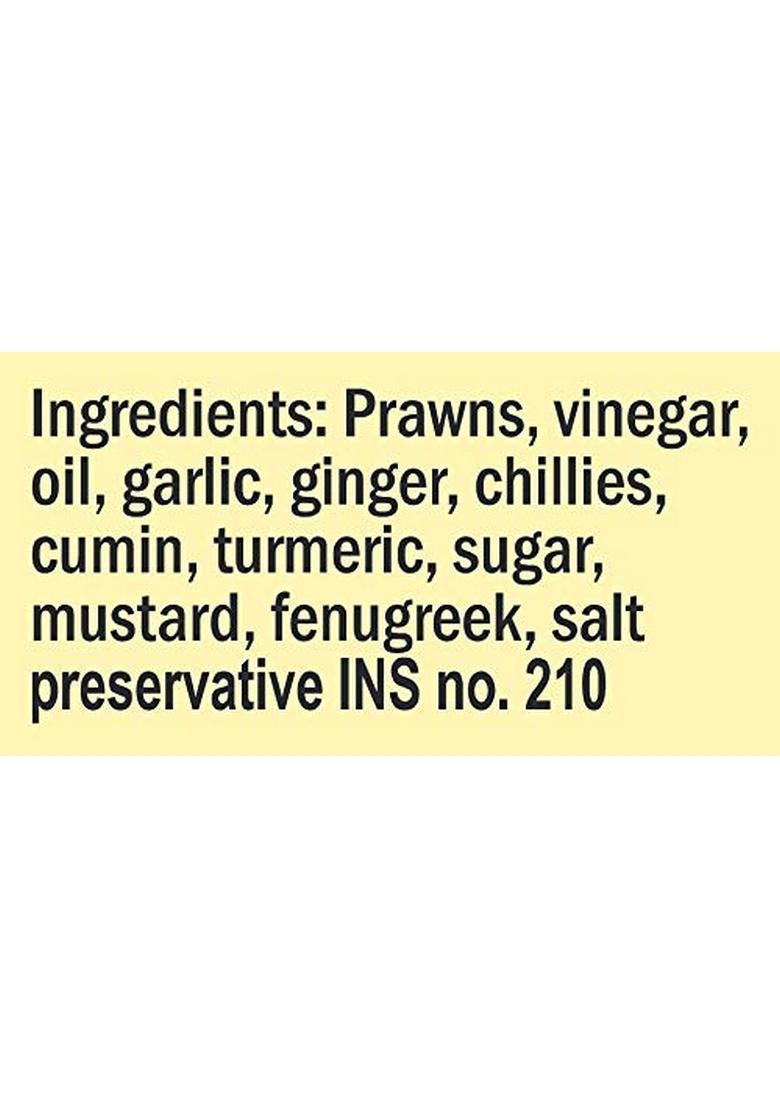 Jude'S Food Products Spicy Prawn Pickle | Fresh Ready To Eat Non Veg Prawns Seafood 150 Gms Pack Of 1