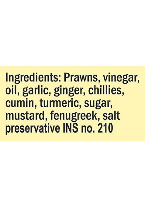 Jude'S Food Products Spicy Prawn Pickle | Fresh Ready To Eat Non Veg Prawns Seafood 150 Gms Pack Of 1