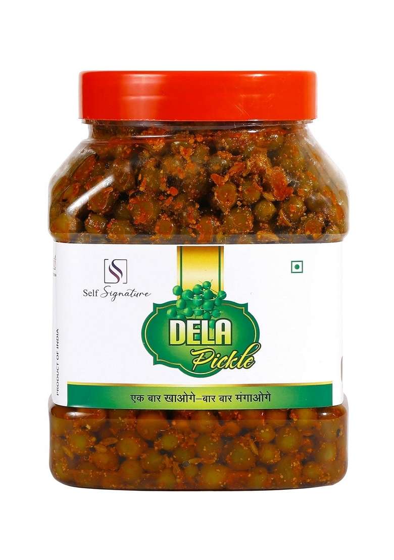Self Signature Homemade Small Teet Rajasthani Marwadi Pickles Achar Dela 1Kg - Indya