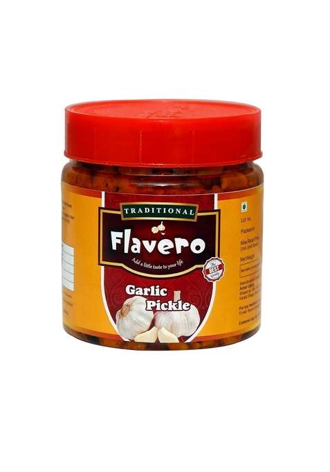 Flavero Garlic Pickle 400G | Lassan Ka Punjabi Achar Enjoy Our 22 Varieties Of Pickes Visit Store