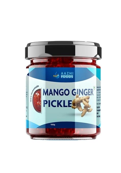 Aazhi Foods Mango Ginger Pickle 100G | Maangai Inji Urugai Mild Flavorful