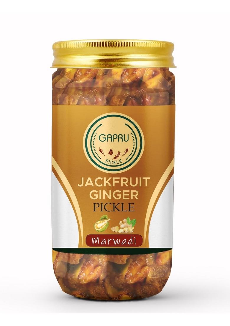 Gapru Pickle Marwadi Kathal Adrak Ka Achar I Homemade Tasty 400 Gm Jackfruit Ginger Organic
