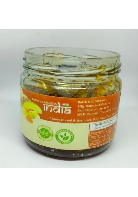 Apna Rasoi Homemade Mango Jeera Chutney – 300G Glass Jar Traditional Sweet Spicy Aam Pickle Style Natural Ingredients No Preservatives Authentic Indian Taste Best For Meals Snacks Tiffins