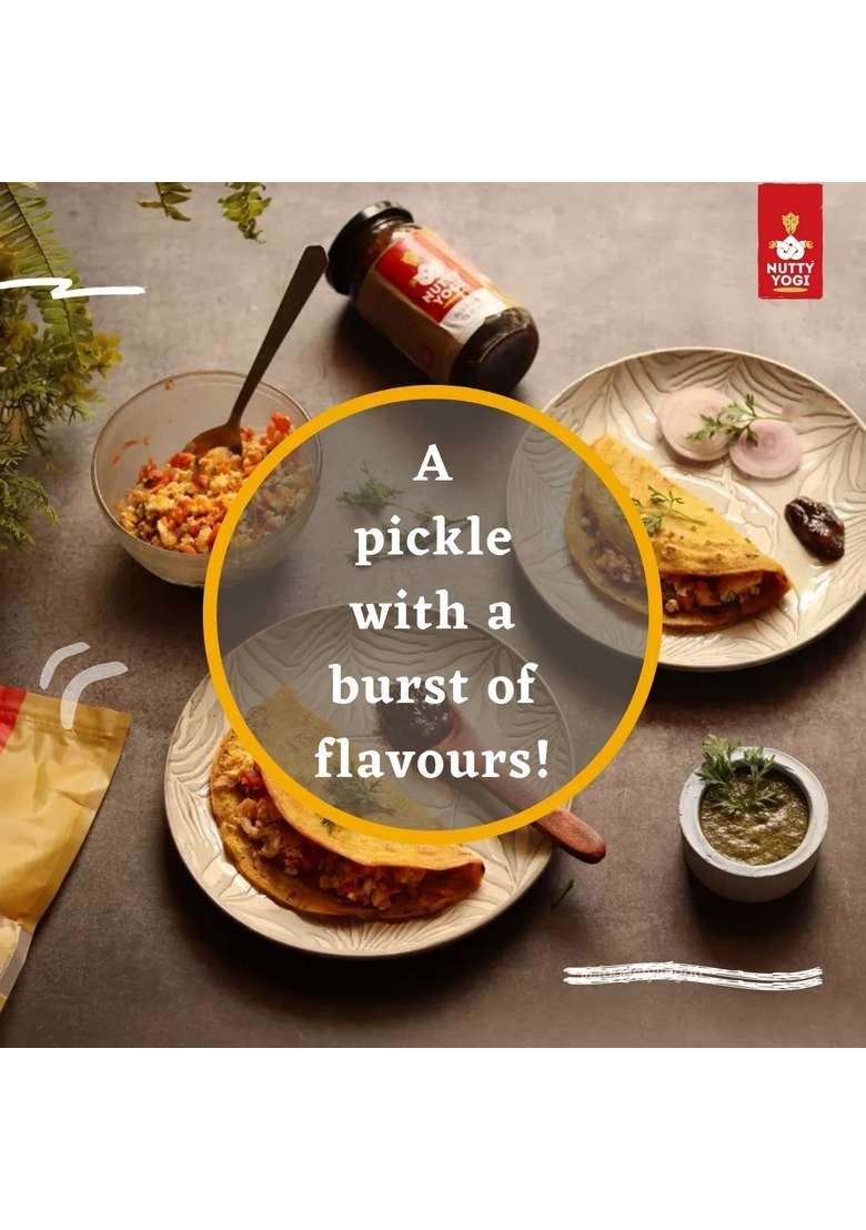 Nutty Yogi Ginger Lemon Pickle 200 Gms - Indya