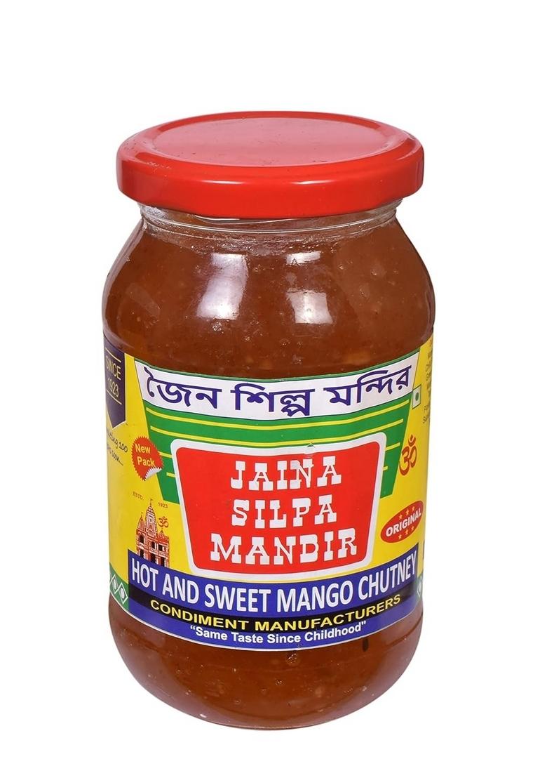 Jaina Silpa Mandir Hot And Sweet Mango Chutney 400G