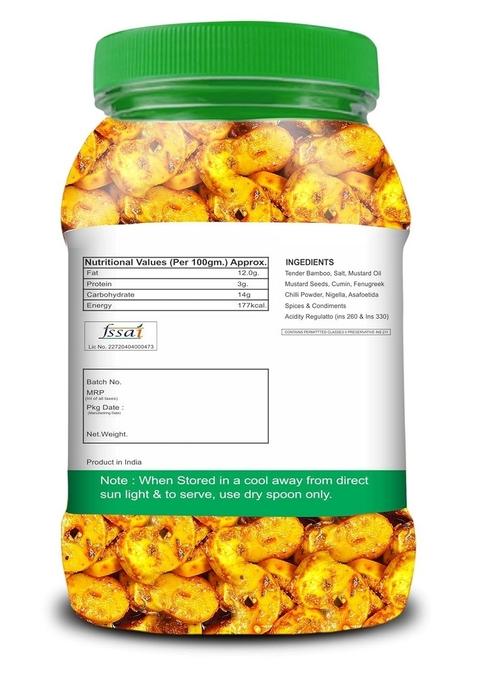 Naturearth 100 Natural Bamboo Pickle Sweet Lemon 400G Primium Quality Achar