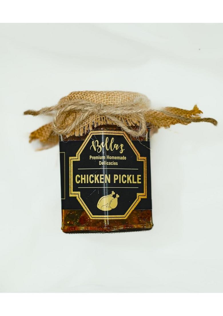 Bellas Bella'S |Homemade Chicken Pickle 220G Traditional Spiced Ready To Eat