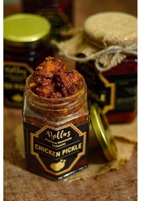 Bellas Bella'S |Homemade Chicken Pickle 220G Traditional Spiced Ready To Eat