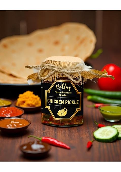 Bellas Bella'S |Homemade Chicken Pickle 220G Traditional Spiced Ready To Eat