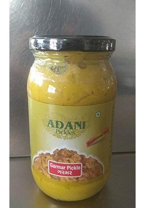Adani Spices Garmar Coleus Pickle 400Gm Glass Bottle