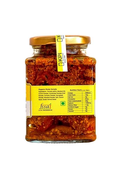 Kpi With Device Homemade Tomato Pickle | Traditional Indian Achaar Authentic Tangy Spicy Taste Made Fresh Organic Chemical Free Achar 750Gm