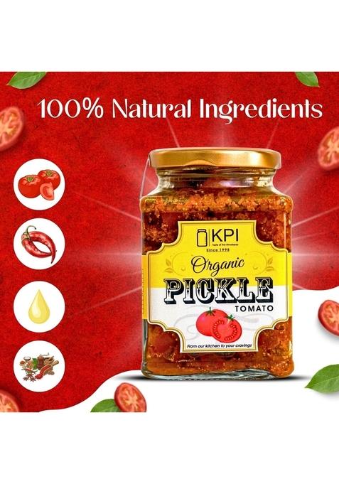 Kpi With Device Homemade Tomato Pickle | Traditional Indian Achaar Authentic Tangy Spicy Taste Made Fresh Organic Chemical Free Achar 750Gm