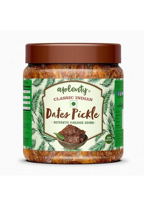 Aplenty Dates Pickle | Khajoor Ka Achar Natural Homemade Tasty Khajur Aachar No Preservatis Added Flavours 400G