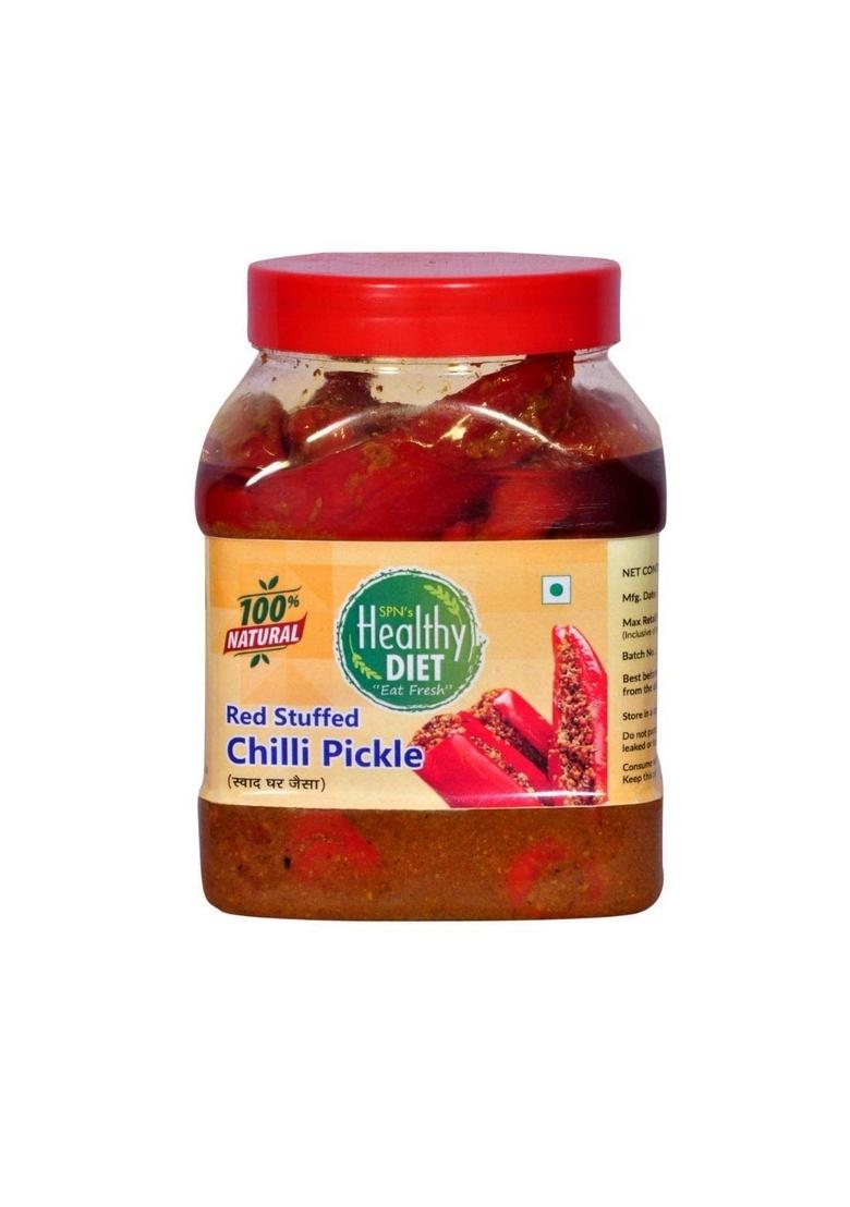 Healthy Diet Organic Red Stuffed Chili Pickle Ma Ke Hath Se Bnaya Hua And Fresh Testy For Whole Family Eat Daily|Homemade| Food| Achar| Chily 900Gm