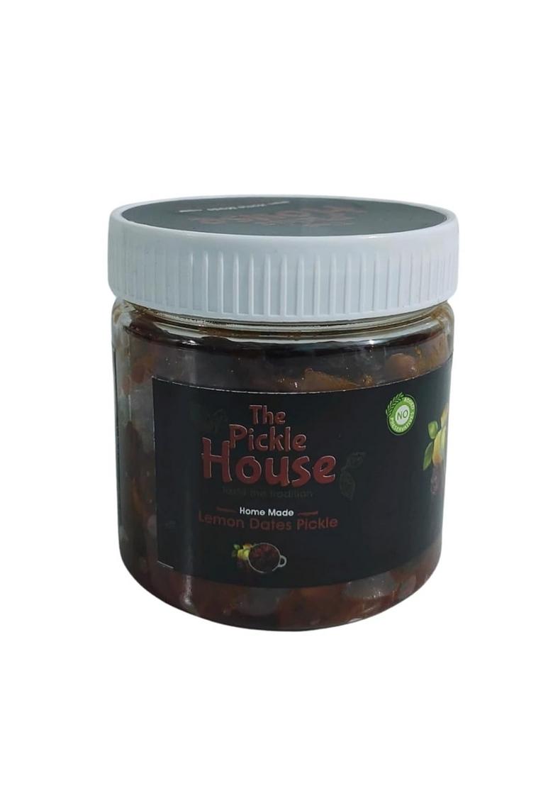 The Pickle House Homemade Lemon Dates | Traditional Kerala Style Sweet Tangy Achar Real Lemons Spices Cold Pressed Sesame Oil No Preservatives 250G