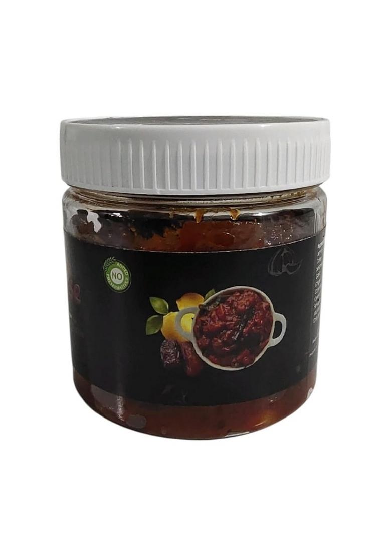 The Pickle House Homemade Lemon Dates | Traditional Kerala Style Sweet Tangy Achar Real Lemons Spices Cold Pressed Sesame Oil No Preservatives 250G