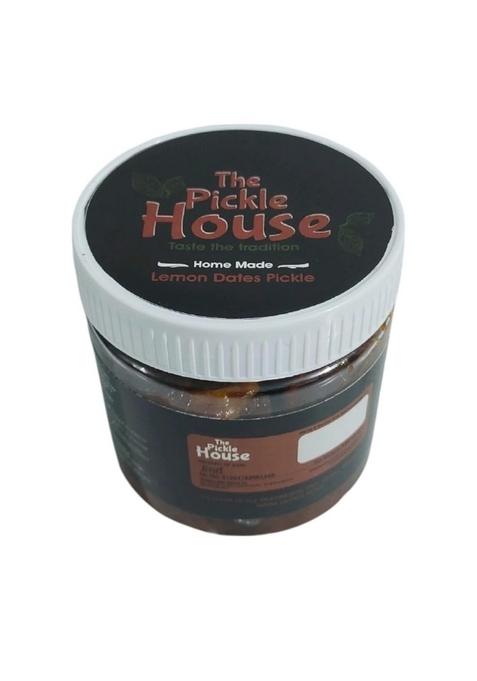 The Pickle House Homemade Lemon Dates | Traditional Kerala Style Sweet Tangy Achar Real Lemons Spices Cold Pressed Sesame Oil No Preservatives 250G