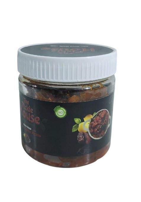 The Pickle House Homemade Lemon Dates | Traditional Kerala Style Sweet Tangy Achar Real Lemons Spices Cold Pressed Sesame Oil No Preservatives 250G