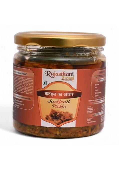 Rajasthani Swaad Jackfruit Pickle Homemade Kathal Achar | Health Benefits And Antioxdant Enriched 400 Grams