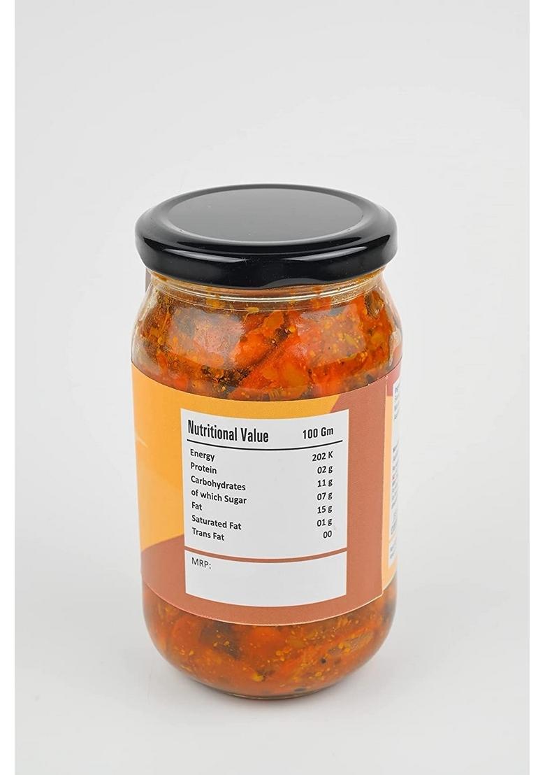 The Date House Kachi Haldi Ka Achar|Turmeric Pickle 350 Gm Each Made With Traditional Homemade Recipe|Haldi Achar South Indian Taste Organic Pack Of 2