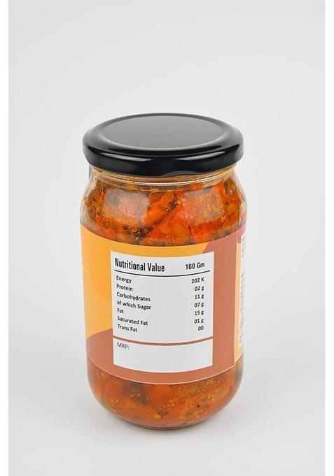 The Date House Kachi Haldi Ka Achar|Turmeric Pickle 350 Gm Each Made With Traditional Homemade Recipe|Haldi Achar South Indian Taste Organic Pack Of 2