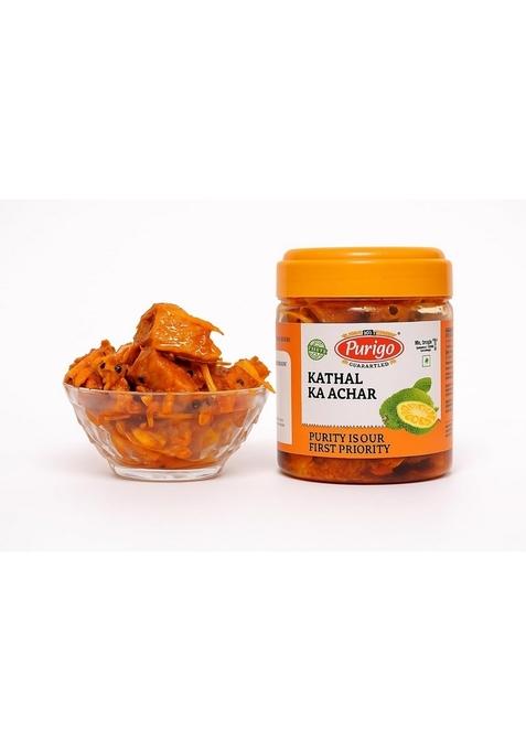 Purigo Jackfruit Pickle – Flavorful And Aromatic Kathal Achar With An Authentic Blend Of Indian Spices 400 Gram